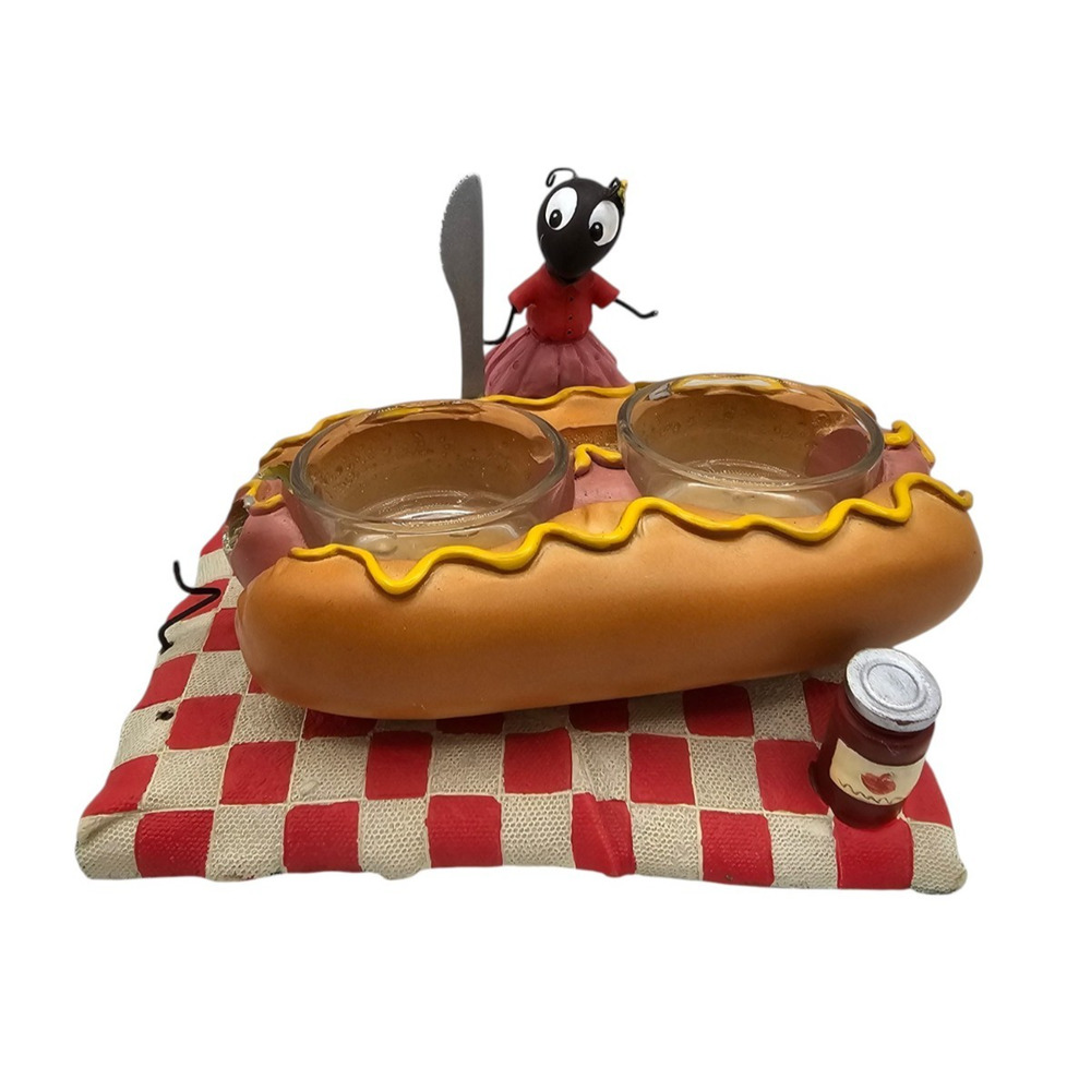 Yankee Candle Ants Picnic hot dog condiment holder